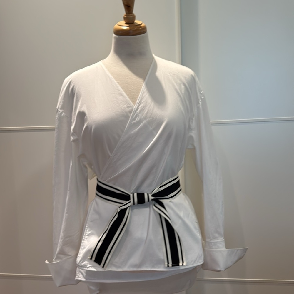 Diane Von Furstenberg Wrap Blouse M